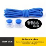 1 Pair Of Stretchy Spandex Elastic Shoelaces For Sneakers - No-Tie, Fit, 100Cm Long, Durable & Comfortable, Ideal For Sports Shoes With Pink Accents - Image 18