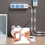 Plastic Cable Holder Clips, Self-Adhesive Wire Organizer, No-Drill Cable Management System For Home Use, With Wall Mount Cord Clamps For Cord Storage And Desk Cord Management - Image 7