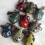 1Pc Of Six-Hole Ceramic Ocarina - Mini Wind Instrument, Portable With Adjustable Neck Rope (Five Colors Available), Perfect For Music Lovers, Beginners And Collectors