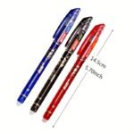 20/25 Neutral Erasable Pens School Blue/Black/Red Ink Ballpoint Pen Stationery Writing Supplies Office Students - Image 2