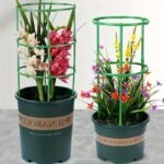 12Pcs, Plant Support Plant Stakes, Half Round Plant Support Ring Plastic Plant Cage Holder Flower Pot Climbing Trellis For Small Plant Flower Vegetable, Indoor Plants - Image 6
