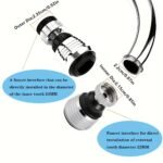 1Pc Home Kitchen 360 Degree Rotating Water Saving Faucet, Aerator, Diffuser, Faucet Nozzle Filter, Adapter - Image 5