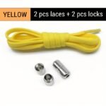 1Pair No Tie Elastic Shoelaces, Adjustable Elastic Shoe Laces, Tieless Laces With Metal Buckles For King'S Day - Image 9