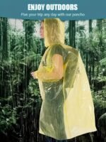 Disposable Card Raincoat, Portable Raincoat, Compressed Raincoat For And Adults, Disposable Raincoat - Image 3