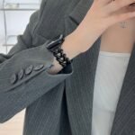 Suitable For Apple Watch1~8 Ultra New Single Row Thick V-Shape Denim Chain Metal Watch Strap 38/40/41/42/44/45Mm - Image 19