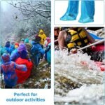 5/10/20 Pairs Disposable Shoe Covers Disposable Non Slip Plastic Boot Covers Long Waterproof Shoes Covers Safety Boot Shoe Covers 54.86 Cm Tall Shoe Coverings For Men Women Rainy Day Use - Image 10