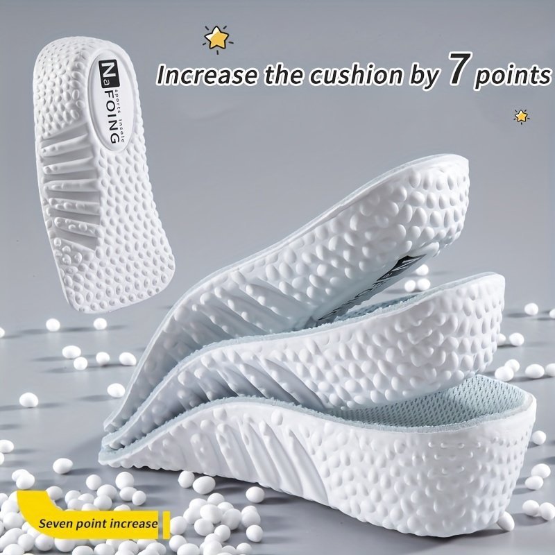 product-Fancyalgo-VirtualModelMatting-fe8065eb4988898074a3577d70b948f3.jpg 1.5Cm-3.5Cm(0.59In-1.38In) Eva Height Increase Insoles For Shoes Flat Feet Arch Support Insoles Sneakers Heel Lift Shoe Pads - Image 1