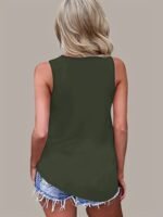 Solid Criss Cross Tank Top, Casual Summer Versatile Sleeveless Top, Women'S Clothing - Image 5