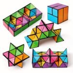 Infinity Magic Cube - 3D Hexagon Puzzle For Youngsters, Space Geometry Flip Toy, Brain Boost & Relax, Mixed Colors, Abs Material - Image 2