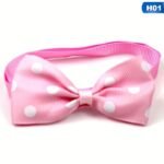 Polka Dot Bow Tie Pet Dog Collars Adjustable Necklace Collar Safety Bow Tie Collars Dog Pet Supplies - Image 14