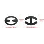 4Pcs Invisible Bra Strap Clips - Adjustable, Non-Slip Buckles For Seamless Lingerie Look - Available In Transparent, White, Yellow, Black - Image 4