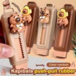 Push Pull Capybara Eraser Soft School Supplies Clean Mess Free Stationary Office Student Rubber - Image 9