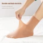 5/10 Pairs Women'S Elegant Mesh Short Socks - Soft Breathable Elastic Ribbed Cuff, Durable Solid Color Casual & Athletic Socks For Casual Attire, Versatile Unisex Socks, Simple Sock Design, Comfortable Fit Socks - Image 3