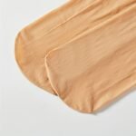 1 Pair Plus Size Ultra-Sheer Nylon Tights For Women - High Waist, Snug Fit, Anti-Snag, Summer Smooth Pantyhose, Black - Image 7