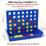 Family Strategy Board Game - 13.21 Cm Portable Foldable Chess Puzzle For Kids & Adults, Classic Four-In-A-Row Challenge With Red & Yellow Discs, Ages 3+ Home Entertainment, Perfect Christmas Thanksgiving Gift, Chess Gifts, Interactive Play, Vibrant Board, Sturdy Construction - Image 8