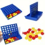 Family Strategy Board Game - 13.21 Cm Portable Foldable Chess Puzzle For Kids & Adults, Classic Four-In-A-Row Challenge With Red & Yellow Discs, Ages 3+ Home Entertainment, Perfect Christmas Thanksgiving Gift, Chess Gifts, Interactive Play, Vibrant Board, Sturdy Construction - Image 11