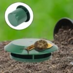 1Pc Durable Snail And Slug Trap - Non-Toxic Plastic Cage For Vegetables And Flowers, Safe Pest Control, 10.01X11.0 Cm, No Electricity Or Battery Needed, Slug Traps For Garden - Image 2