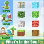 30/50/100Pcs Small Square Magnetic Building Block Sets, Educational Abs Construction Toys, Stem Sensory Games, Suitable For Children Aged 3 - 6, Creative Birthday, Halloween, Christmas Gifts - Image 6