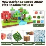 30/50/100Pcs Small Square Magnetic Building Block Sets, Educational Abs Construction Toys, Stem Sensory Games, Suitable For Children Aged 3 - 6, Creative Birthday, Halloween, Christmas Gifts - Image 9
