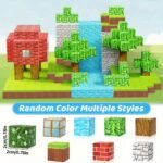 30/50/100Pcs Small Square Magnetic Building Block Sets, Educational Abs Construction Toys, Stem Sensory Games, Suitable For Children Aged 3 - 6, Creative Birthday, Halloween, Christmas Gifts - Image 4