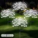 Solar Garden Firework Light, Led Outdoor Solar Garden Decorative Light, Ip65 High Quality Diy Landscape Lighting For Walkways Backyards Christmas Holiday Decorations - Image 7