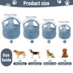 1Pc Adjustable Dog Baseball Cap With Ear Holes - Breathable Sun Protection Hat For Small To Medium Dogs, Black With White Logo, Outdoor Pet Accessory, Dog Hat, Adjustable Headgear, Durable Pet Wear - Image 6