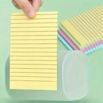 100Pcs/200Pcs Vibrant Horizontal Line Sticky Note Set - Colorful Notebooks For Students And Office Organization, Reusable School Supplies, Aesthetic Stationery Gift, Essential For Back To School - Image 5
