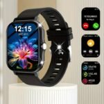 Visnee Smartwatch With 4.57Cm Hd Tft Display, Wireless 5.1, 100+ Watch Faces, Alloy Body, Silicone Strap, Usb Charging, Rechargeable Lithium Polymer Battery, Sports Tracker, Remote Camera, Alarm Clock, For Men, Women, Boys, Girls - Image 3
