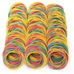100/333/555 Pack Durable Elastic Rubber Bands - 38Mm Stretchy & Sturdy Synthetic Rubber Rings For Office, School, And Home Use