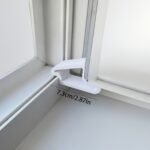 Window Stopper - Durable Plastic Door Stopper With Easy-Install Design, Prevents Sliding Down, Secure Window Hold For Home & Office, White, Window Stopper For Door, Door Stopper, Minimalist Design, Sturdy Construction - Image 6