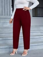 Fashionable And Elegant Plus-Size Women'S Long Stretchy Pants. - Image 4