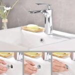 4/6/8/10/15/20/25/30Pcs Pack Plastic Bathroom Kitchen Sink Overflow Cover Ring Insert Replacement - Chrome Round Drain Cap With Plastic Strips, Durable Bathroom & Kitchen Sink Accessories, Sink Drain Cover, Overflow Prevention, Modern Drain Cover, Durable Plastic - Image 14