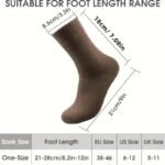 3/10 Pairs Of Thick Winter Velvet Snow Socks For Men, Soft Plush Warm Boot Socks, Suitable For Outdoor Work And Leisure, A Gift For Husbands, Fathers, Or Boyfriends, Knitted Items In European Sizes (39-45) And Us Sizes 9-11. - Image 9