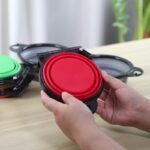 Portable Pet Folding Bowl, Outdoor Dog Double Bowl For Water And Food Sharing, Cat Bowl, Pet Dog Food Basin, Suitable For Travel, Camping, Outdoor Walks, Telescopic Dog Bowl, Tpe, Hangable, With Climbing Buckle, Pet Folding Double Bowl, Pet Travel Bowl, Portable Dog Bowl With Lid, Foldable Small Dog Bowl, Dog Portable Bowl, Foldable Pet Bowl, Camping Pet Supplies, Telescopic Bowl, Compact Pet Dish, Durable Bowl, Spillproof Bowl, Cat Food Dish, Dog Travelers, Small Dog Owners - Image 13