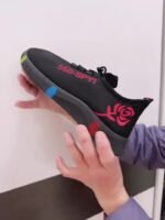 Women'S Breathable Low-Top Sneakers - Camouflage Print Lace-Up Casual Shoes With Cushioned Pvc Sole, All-Season Comfort For Casual Attire, Ladies Sneakers, Durable Traction Footwear - Image 6