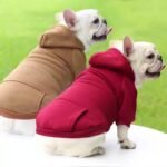 Cozy Dog & Cat Hooded Sweatshirts - Stylish Pullover Jackets For Small To Medium Pets, Polyester, All-Season Winter Wear, Available In Red, Pink, Brown, Orange, Gray, And Navy Blue, Pet Winter Clothing | Stylish Pet Apparel | Durable Pet Gear - Image 18