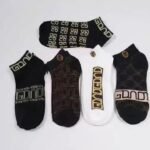 5 Pairs Of Men'S Spring, Summer And Autumn Warm Sweat-Absorbing And Deodorizing Shallow Boat Socks, Sweat-Resistant - Image 7