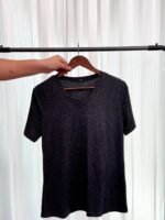 2024 Cross-Border European And American Women'S V-Neck Loose Casual Short Sleeve Top With Bottoming T-Shirt - Image 11