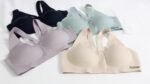 Simple Solid Seamless Buckle Front Bra, Comfy & Breathable Bra, Women'S Lingerie & Underwear - Image 11