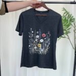 2024 Cross-Border European And American Women'S V-Neck Loose Casual Short Sleeve Top Layering T-Shirt - Image 11