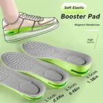 1Pair Invisible Height Increasing Insoles, Breathable Comfortable Insoles, Unisex Shock Absorption Insoles - Image 21