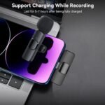 Wireless Lavalier Microphone With Usb-C, 2, 4Ghz Non-Wireless, Rechargeable Lithium Battery, Plug And Play, For Android, For Iphone, For Ipad - Ideal For Live Streaming, Interviews, And Video Recording, Live Streaming Microphone | Modern Microphone Design | Durable Build Quality, Microphone For Recording - Image 4