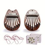 8 Keys Mini Kalimba High Quality Exquisite Finger Thumb Piano Marimba Music Good Accessory Pendant Gift, Christmas And Halloween Gift, Thanksgiving Gift - Image 13