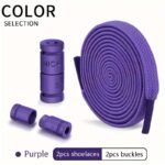 Elastic No Tie Shoelaces, Acetate Sports Shoe Laces With Alphabets Pattern, Lightweight Quick Lazy Laces For Sneakers - Image 28