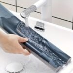 Self-Adhesive Silicone Door Draft Stopper - Weather Stripping Under Door Seal For Noise Insulation, Waterproof And Energy Saving, Multi-Surface Compatible, Plastic Material, Pack Of 1 - White, Black, Grey - Image 7