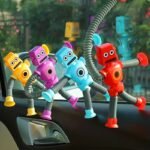 Diy Transforming Suction Cup Robot Toy For Youngsters 6-8 - Creative & Educational Sensory Play, Telescopic Pop Tube Design In Purple/Red/Blue/Yellow - Image 13