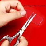 120Pcs Heavy-Duty Double-Sided Tape - Easy To Cut, Waterproof, Multi-Purpose For Kitchen & Bathroom Hooks, Sticks To Walls & Glass Without Drilling, Red Storage Box Included, Slim Bathroom Storage - Image 6