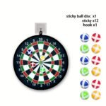 12 Sticky Balls/6 Sticky Balls, Dart Board Set Indoor Outdoor Toy Balance Training Parent-Child Interactive Birthday Party Game Supplies - Image 5