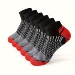 6 Pairs Of Men'S Low Cut Ankle Socks, Anti Odor & Sweat Absorption Breathable Socks, For All Seasons Wearing - Image 7