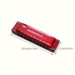 1Pc 10 Holes Harmonica Mouth Organ Durable, Puzzle Musical Instrument Teaching, Aids For Beginner Learning, Gifts For Friends - Image 6
